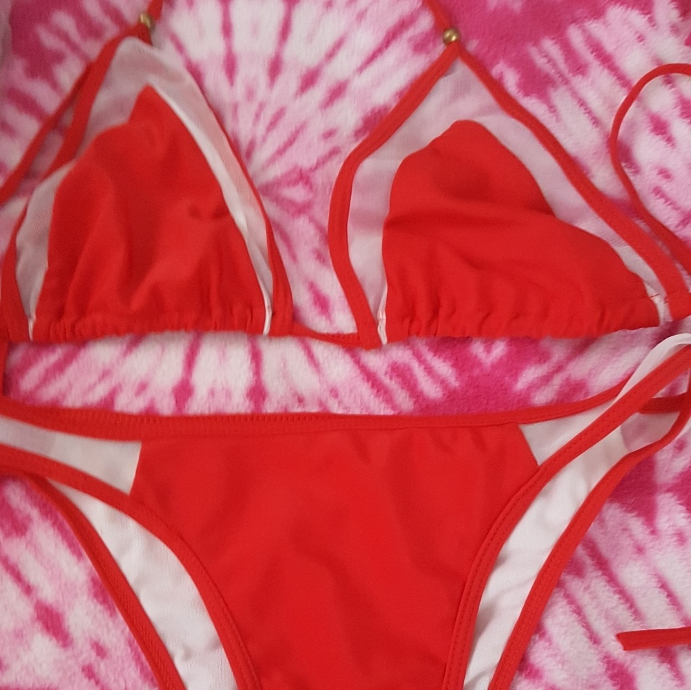 NWOT beautiful red swim suit